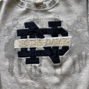 Vintage Notre Dame Four Horsemen Sweatshirt | Women’s Crable XL